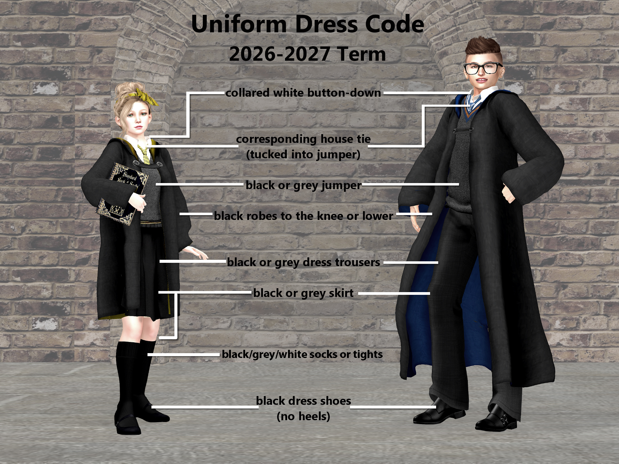 School Dresscode Mischief Managed